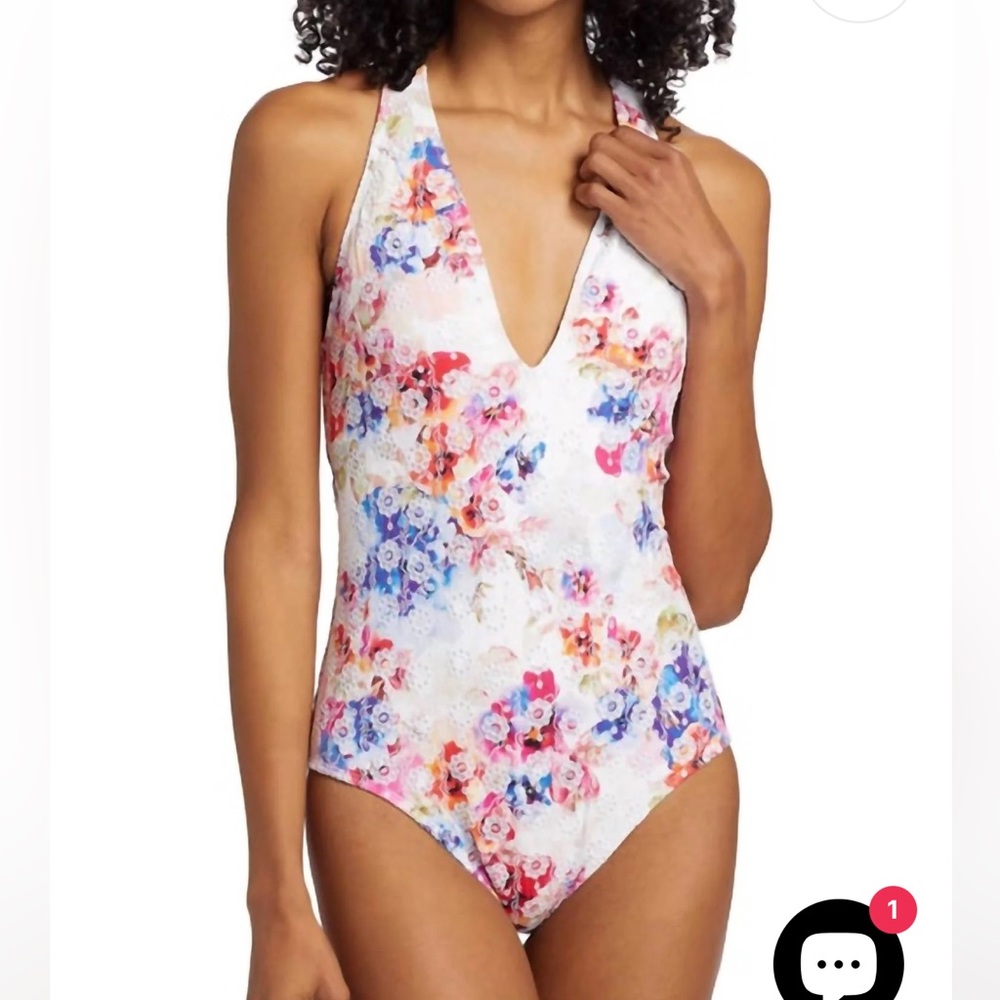 New Johnny Was - SUMMER DAYS EYELET CROSSBACK ONE PIECE size L, XL - Picture 9 of 16